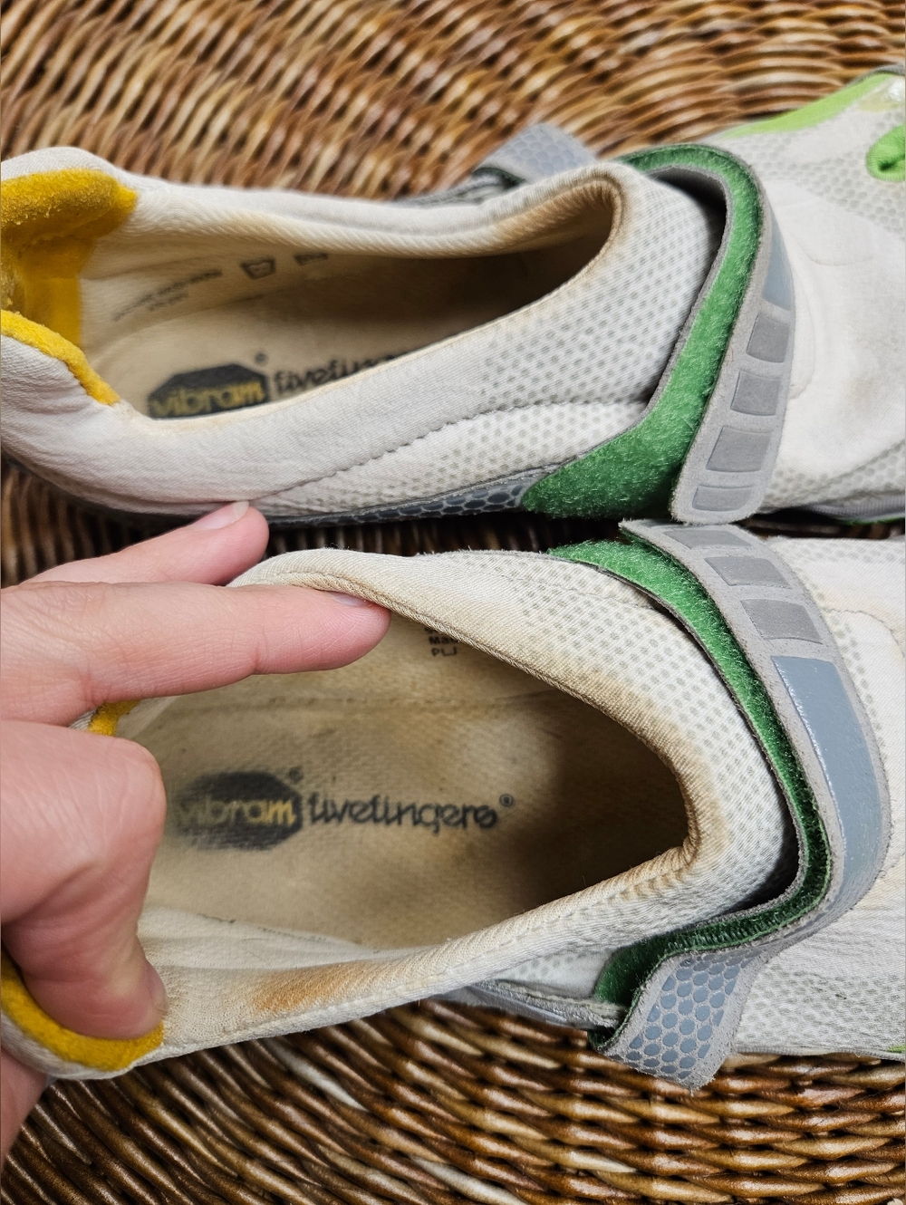 Vibram Fivefingers Shoes Womens 40 8.5-9 Green Bikila W345 Minimalist Barefoot - Picture 4 of 8